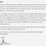 John Browett invia la sua prima comunicazione al team del settore Retail