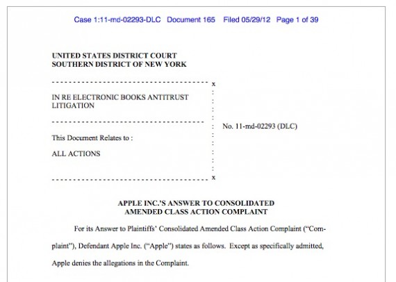 Apple risponde alle accuse sui prezzi degli ebook