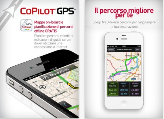 Arriva su App Store CoPilot GPS, il programma di navigazione gratuito con funzioni a pagamento