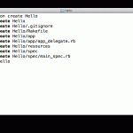 RubyMotion, per sviluppare app iOS in Ruby
