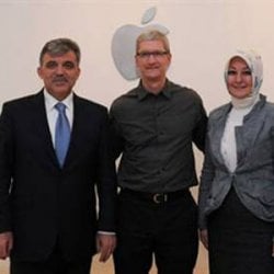 Il presidente della Turchia incontra Tim Cook