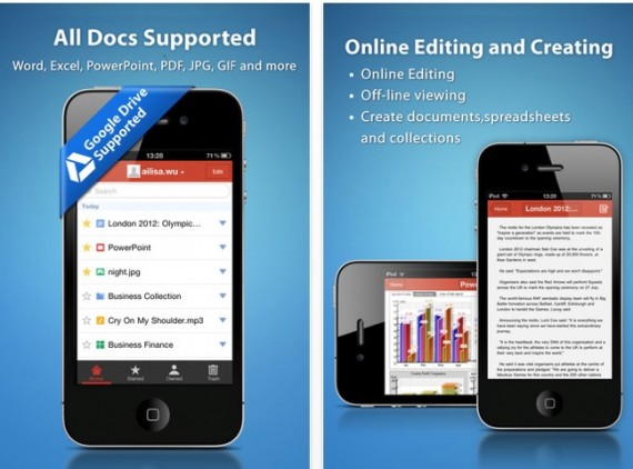 iDocs, l’app per gestire in maniera completa Google Docs e Google Drive