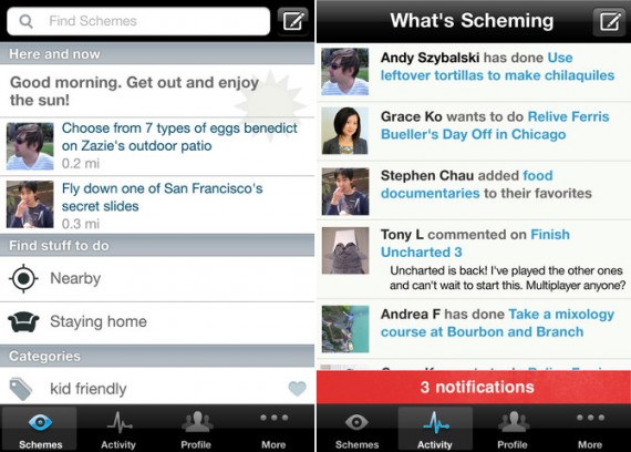 Schemer: la nuova app per iOS del servizio di raccomandazioni targato Google