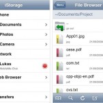 Gestisci i tuoi file e i documenti con iStorage per iPhone