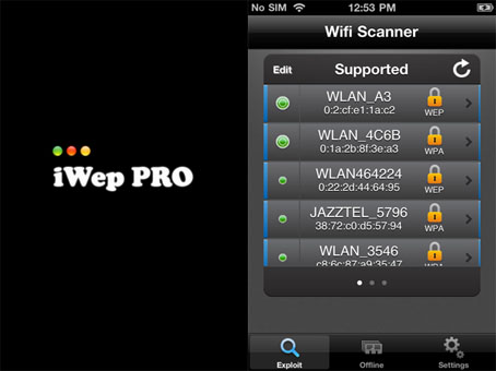iWep PRO: una nuova ed interessante applicazione per controllare la sicurezza del proprio router wireless – Cydia