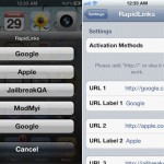 RapidLinks, accedi rapidamente ai link preferiti – Cydia