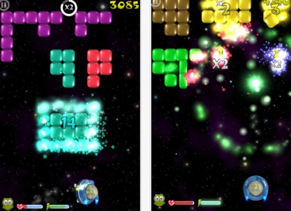 Bricks Trouble Origins: uno shooter spaziale in stile Tetris