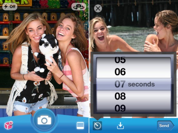 Snapchat, un’app per chattare con immagini che si auto-distruggeranno entro pochi secondi
