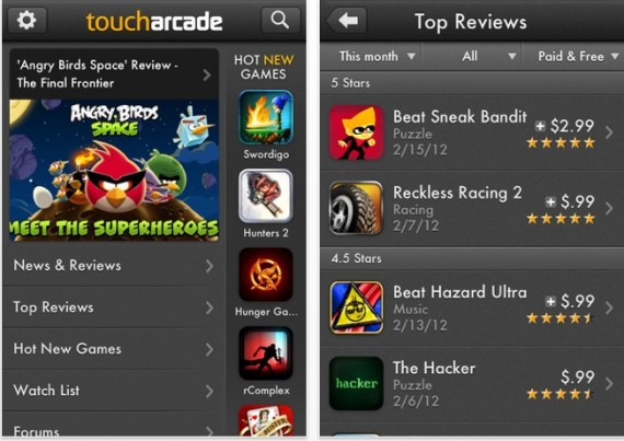 L’app ufficiale di TouchArcade arriva su App Store