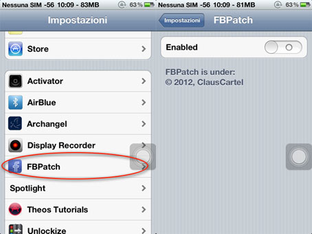 FBPatch, una path per i token dell’applicazione Facebook per iPhone – Cydia