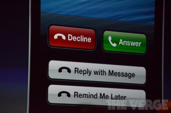 Apple migliora l’applicazione Telefono in iOS 6 con due utili funzioni: “Ricordami” e “Rispondi con messaggio”