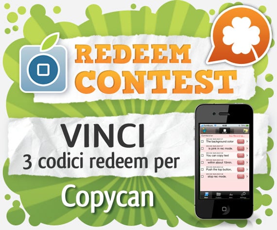 CONTEST: vinci 3 codici redeem per Appunti in background : Copycan [VINCITORI]