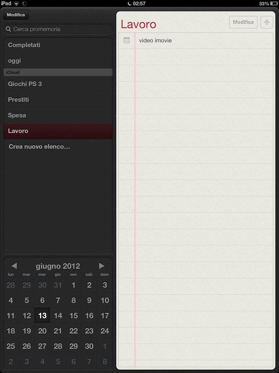 Promemoria in iOS 6: ora possiamo inserire gli indirizzi manuali