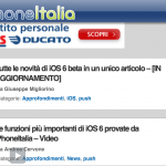 iPhoneItalia prova il nuovo Safari di iOS 6: ecco come migliora il browser mobile di Apple
