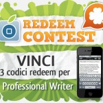 CONTEST: vinci 3 codici redeem per Professional Writer [VINCITORI]