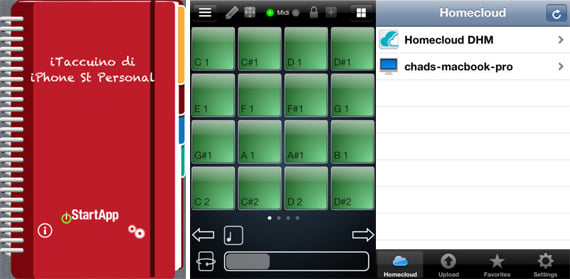 iPhoneItalia Quick Review: iTaccuino, MidiPads e Homecloud
