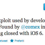 Pod2G: in iOS 6 è stato chiuso un exploit di Comex presente da due anni