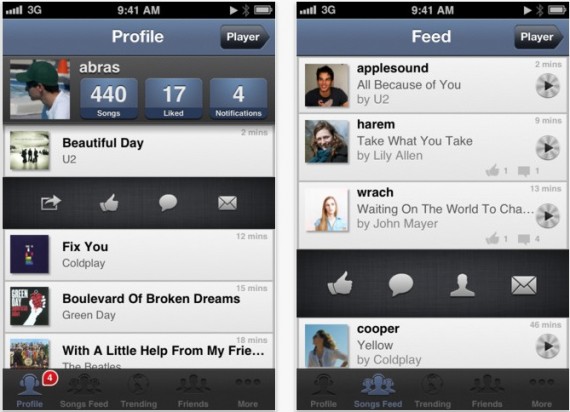 SoundShare, il social network della musica su iPhone