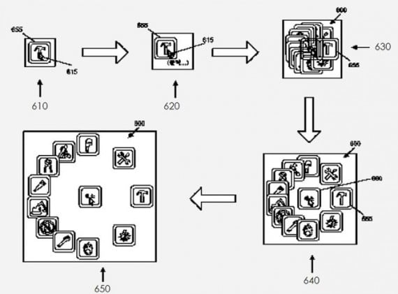 Apple brevetta un nuovo menu radiale per iOS
