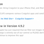 Apple usa il pugno duro contro l’app Craiglist