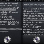 DeviceInfo for Assistant, chiedi a Siri di visualizzare le informazioni tecniche del dispositivo – Cydia