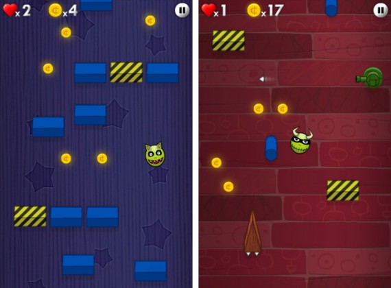 Bouncy Monster, create il vostro mostro rimbalzante e guidatelo in appassionanti sfide verticali