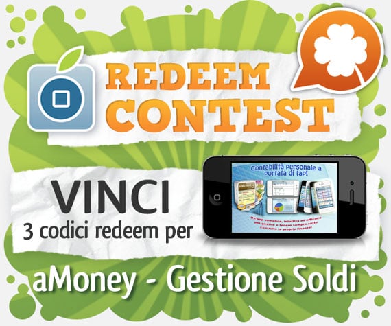 CONTEST: vinci 3 codici redeem per aMoney – Gestione Soldi [VINCITORI]