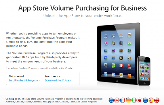 Apple porterà gli acquisti di applicazioni “a volumi” anche in Italia