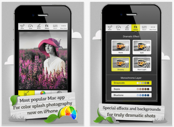 Color Splash Studio: arriva su iPhone la nota applicazione fotografica per Mac!