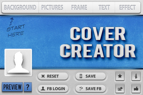 Cover Creator, l’app per create cover personalizzate sulla timeline di Facebook