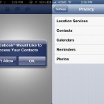 iOS 6: le applicazioni richiedono il consenso dell’utente prima di poter accedere ai dati personali