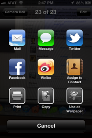 “Action Sheet”, la funzione misteriosa di iOS 6