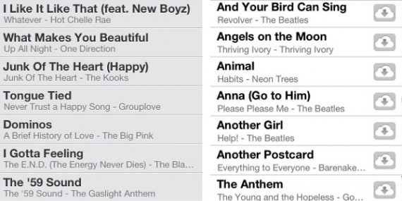 In iOS 6 potrete ascoltare i brani in streaming sfruttando iTunes Match