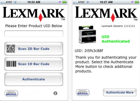 Lexmark ID, l’app per individuare le cartucce contraffatte direttamente dall’iPhone