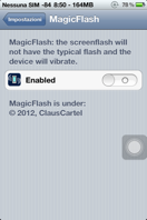 MagicFlash, il tweak che sostituisce al flash dello schermo la vibrazione per l’acquisizione degli screenshot – Cydia