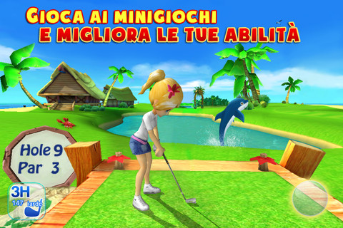 Let’s Golf! 3 si aggiorna introducendo nuovi premi, possibilità di personalizzare il personaggio e molto altro