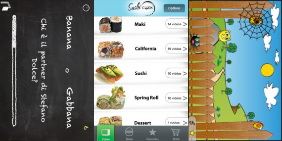 iPhoneItalia Quick Review: Il Test del Trota, Sushi Cook e Widow