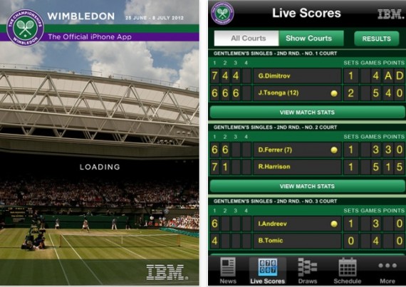 Wimbledon, l’app ufficiale per seguire il mitico torneo di tennis