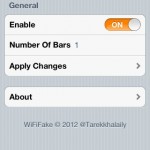 WiFiFake, un tweak per avere una connessione WiFi falsa – Cydia