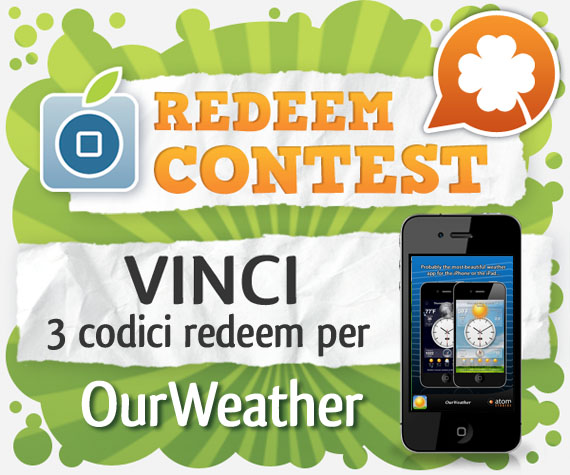 CONTEST: vinci 3 codici redeem per OurWeather [VINCITORI]