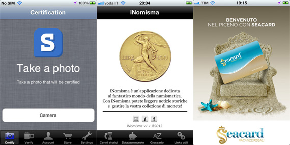 iPhoneItalia Quick Review: Securo Mobile Pro, iNomisma e Seacard