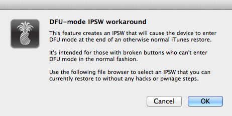 Redsn0w 0.9.14b2 è compatibile con OS X Mountain Lion