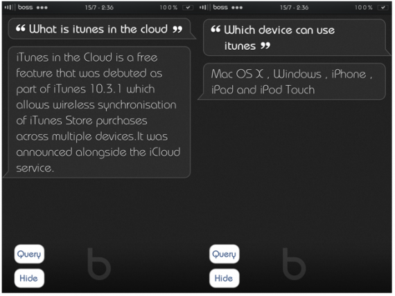 iTunes FAQ for ChatBot/Siri, Siri ti insegna tutto su iTunes – Cydia