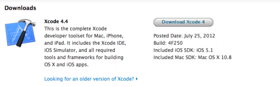 Apple rilascia Xcode 4.4 in versione finale sull’iOS Dev Center [AGGIORNATO]