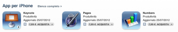 Apple aggiorna la suite di iWork per iOS con il supporto ad iCloud