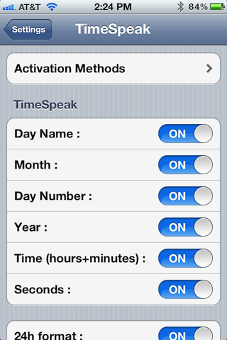TimeSpeak, un tweak per coloro che non hanno tempo per… leggere l’ora! – Cydia
