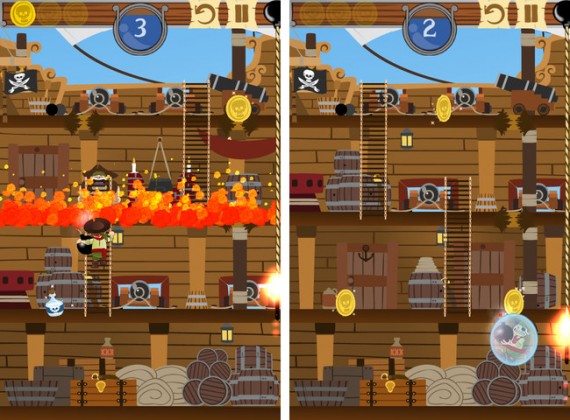 Clumsy Pirates, un divertente puzzle game sulle barche dei pirati