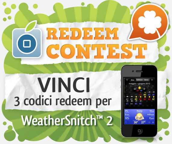 CONTEST: vinci 3 codici redeem per WeatherSnitch 2 [VINCITORI]