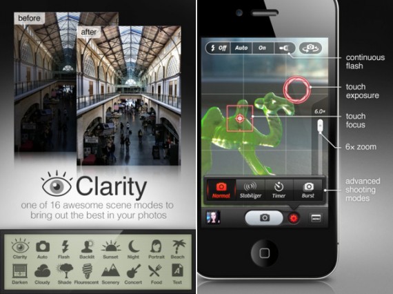 Camera+ per iPhone si aggiorna: arriva il flash frontale ed altre novità