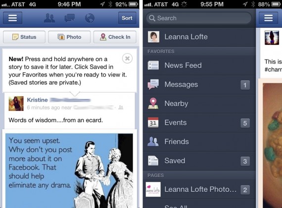 Facebook aggiunge la funzione “save for later” nella sua app per iPhone